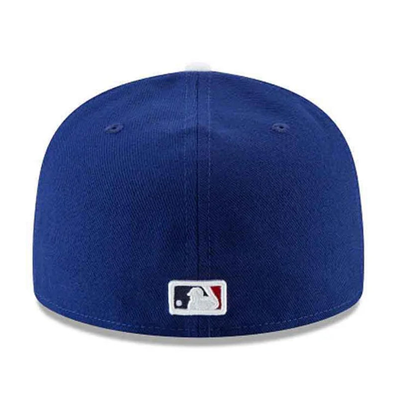 New Era 5950 59Fifty Los Angeles Dodgers Mlb 2017 Authentic Collection On Field Game Fitted Cap Hat Blue