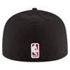 New Era Mens NBA Chicago Bulls Alternate Black 59Fifty Fitted Hat 70343294 Black,Black Undervisor
