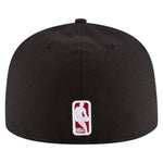 New Era Mens NBA Chicago Bulls Alternate Black 59Fifty Fitted Hat 70343294 Black,Black Undervisor