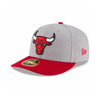 New Era Mens NBA Chicago Bulls 59Fifty Fitted Hat 70344188 Heather Grey/Red, Grey Undervisor