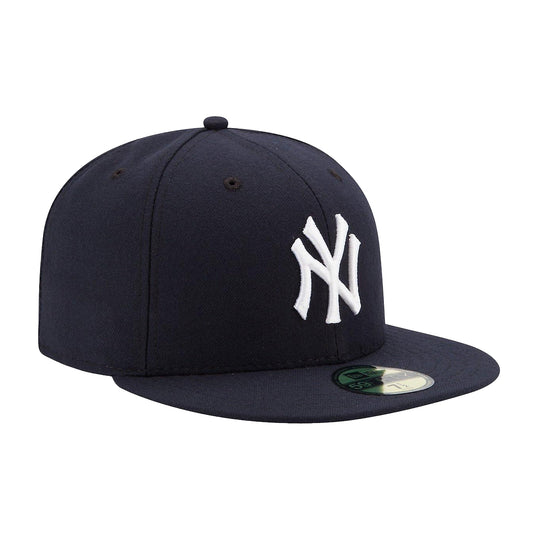 New Era Youth MLB New York Yankees 5950 Fitted Authentic Collection Hats 70360398 Navy,Navy Undervisor