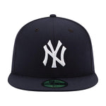 New Era Youth MLB New York Yankees 5950 Fitted Authentic Collection Hats 70360398 Navy,Navy Undervisor
