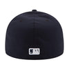 New Era Youth MLB New York Yankees 5950 Fitted Authentic Collection Hats 70360398 Navy,Navy Undervisor