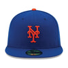 New Era Mens NBA New York Nets 59Fifty Fitted Hat 70360938 Blue, Black Undervisor