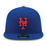 New Era Mens 59Fifty New York Nets MLB On-Field Game Fitted Hat Size
