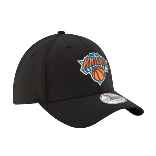 New Era Mens NBA New York Knicks Classic 39Thirty Stretch Fit Hat 70362595 Black, Black Undervisor