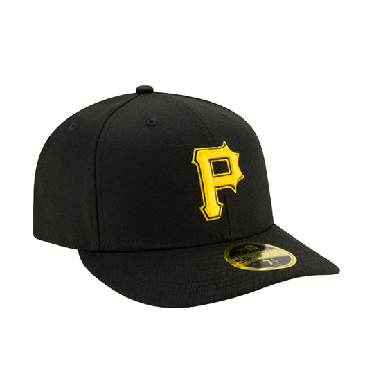 New Era Mens MLB Pittsburgh Pirates Alt 2 Alternate Low Crown 2020 59Fifty Hat 70540960 Black