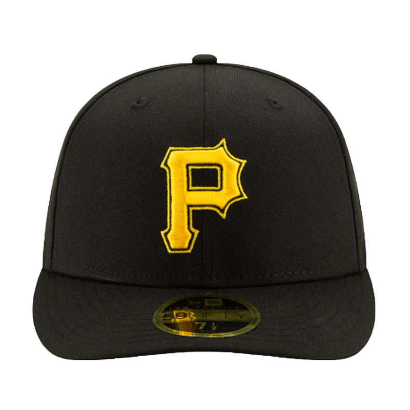 New Era Mens MLB Pittsburgh Pirates Alt 2 Alternate Low Crown 2020 59Fifty Hat 70540960 Black