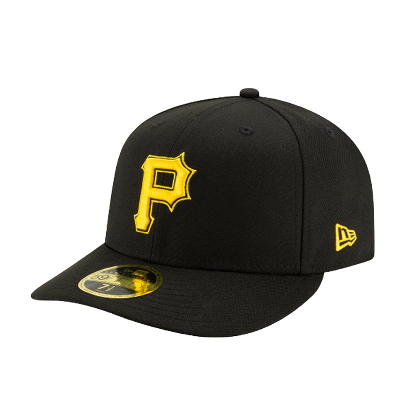 New Era Mens MLB Pittsburgh Pirates Alt 2 Alternate Low Crown 2020 59Fifty Hat 70540960 Black