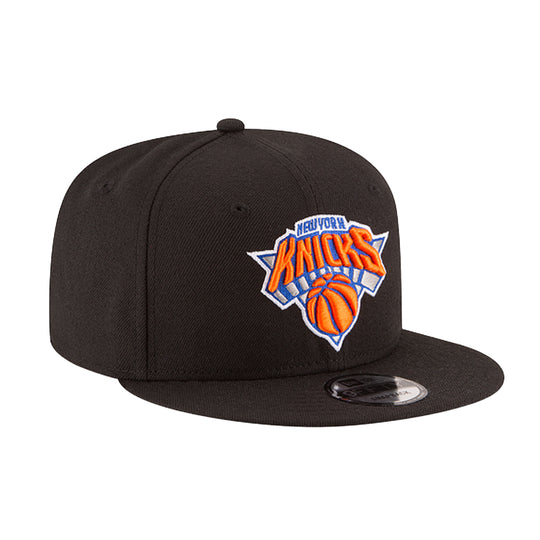 New Era Mens NBA New York Knicks NBA20 9Fifty Snapback Hat 70556891 Black, Grey Undervisor