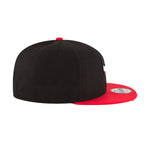 New Era Mens NBA Chicago Bulls 950 2 Tone OTC Snapback Hats 70557027 Black/Red