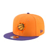 New Era Unisex NBA Phoenix Suns Two Tone 9Fifty Snapback Hat 70557056 Orange/Purple, Grey Undervisor