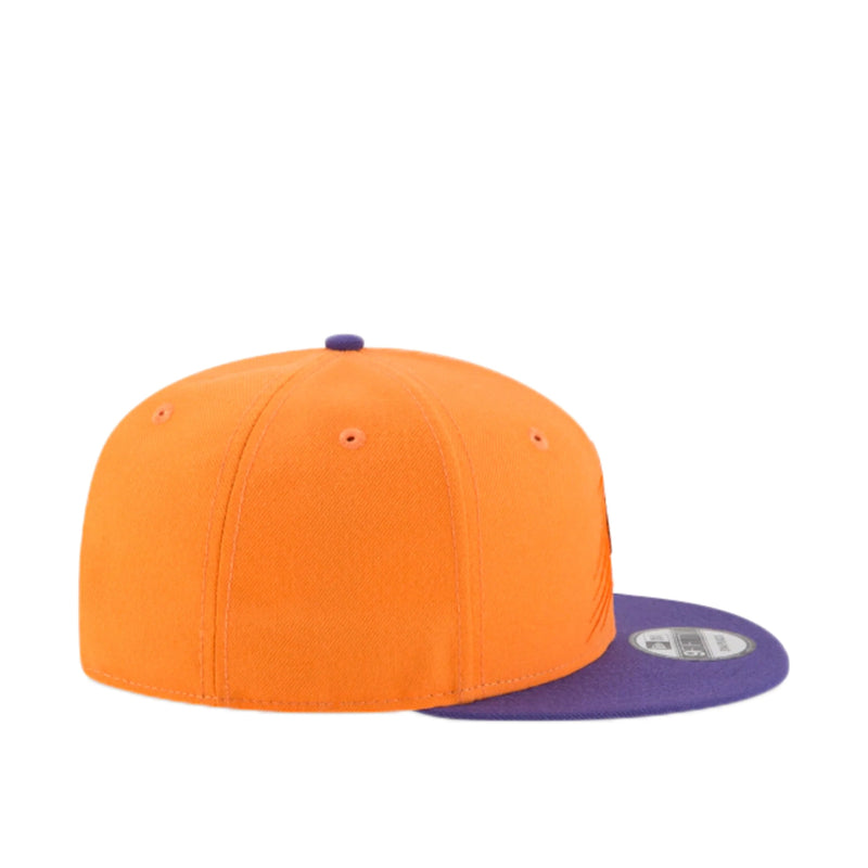 New Era Mens NBA Phoenix Suns Two Tone 9Fifty Snapback Hat 70557056 Orange/Purple, Grey Undervisor