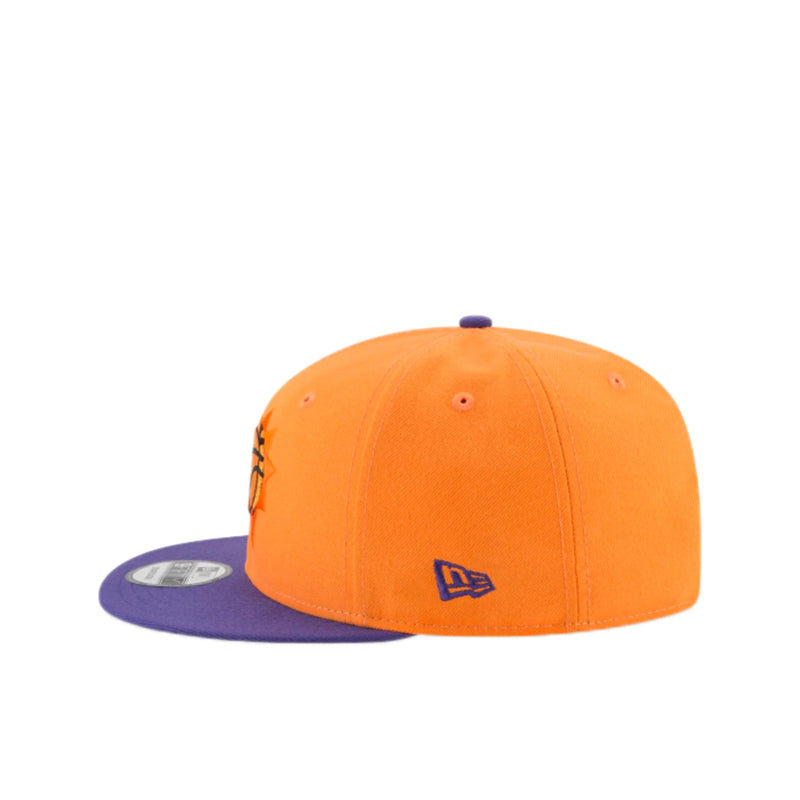 New Era Mens NBA Phoenix Suns Two Tone 9Fifty Snapback Hat 70557056 Orange/Purple, Grey Undervisor