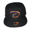 New Era Mens MLB Arizona Diamondbacks World Series 2001 59Fifty Fitted Hat 70571202 Black, Pink Undervisor