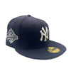 New Era Mens MLB New York Yankees World Series 1996 59Fifty Fitted Hat 70574357 Navy, Pink Undervisor