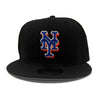 New Era Mens MLB New York Mets Subway Series 2000 9Fifty Snapback Hat 70609550 Black, Grey Undervisor