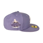 New Era Mens MLB Chicago White Sox World Series Champs 2005 59Fifty Fitted Hat 70643754 Lavender, Pink Undervisor