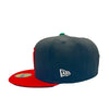 New Era Mens Mexico WBC World Baseball Classic 59Fifty Fitted Hat 70652009 Black/Red, Green Undervisor