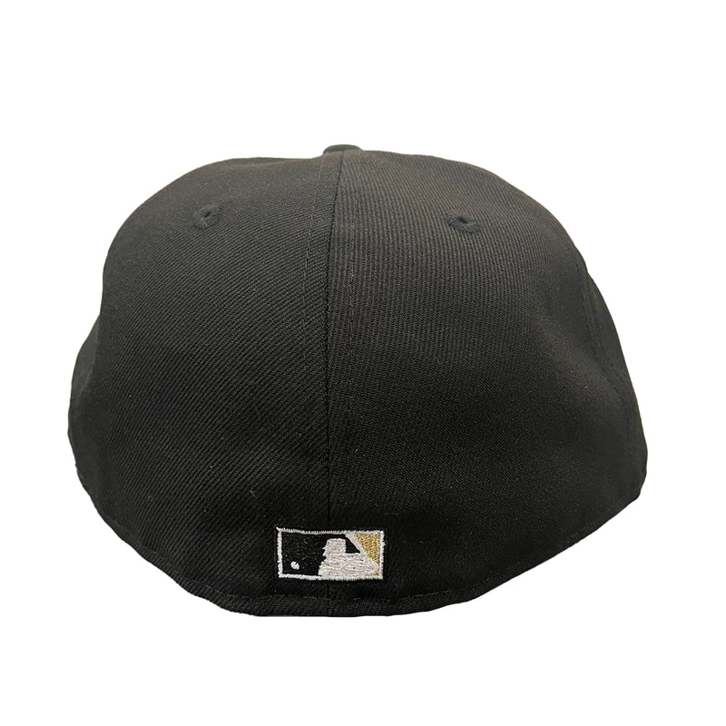 New Era Mens MLB Arizona Diamondbacks Inaugural Season 1998 59Fifty Fitted Hat 70652339 Black, Metallic Gold Undervisor Undervisor