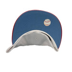 New Era Mens MLB Chicago White Sox World Champions 2005 59Fifty Fitted Hat 70716129 White/Scarlet, Sky Blue Undervisor