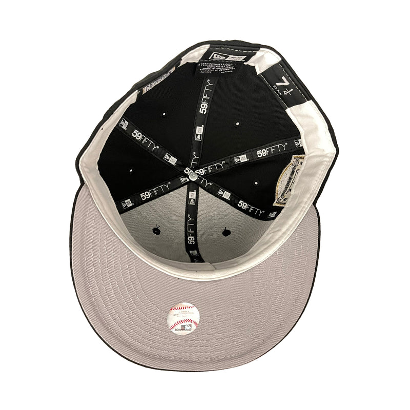 New Era Mens MLB New York Yankees World Series 1949 59Fifty Fitted Hat 70733664 Black, Grey Undervisor