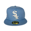New Era Mens MLB Chicago White Sox 2005 World Series 59Fifty Fitted Hat 70733789 Sky Blue, Pink Undervisor