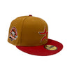 New Era Mens MLB Houston Astros 45th Anniversary 59Fifty Fitted Hat 70744159 Old Gold/Red, Grey Undervisor