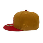 New Era Mens MLB Houston Astros 45th Anniversary 59Fifty Fitted Hat 70744159 Old Gold/Red, Grey Undervisor