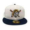 New Era Mens MLB Pittsburgh Pirates All Star Game 2006 59Fifty Fitted Hat 70744165 White/Oceanside, Grey Undervisor