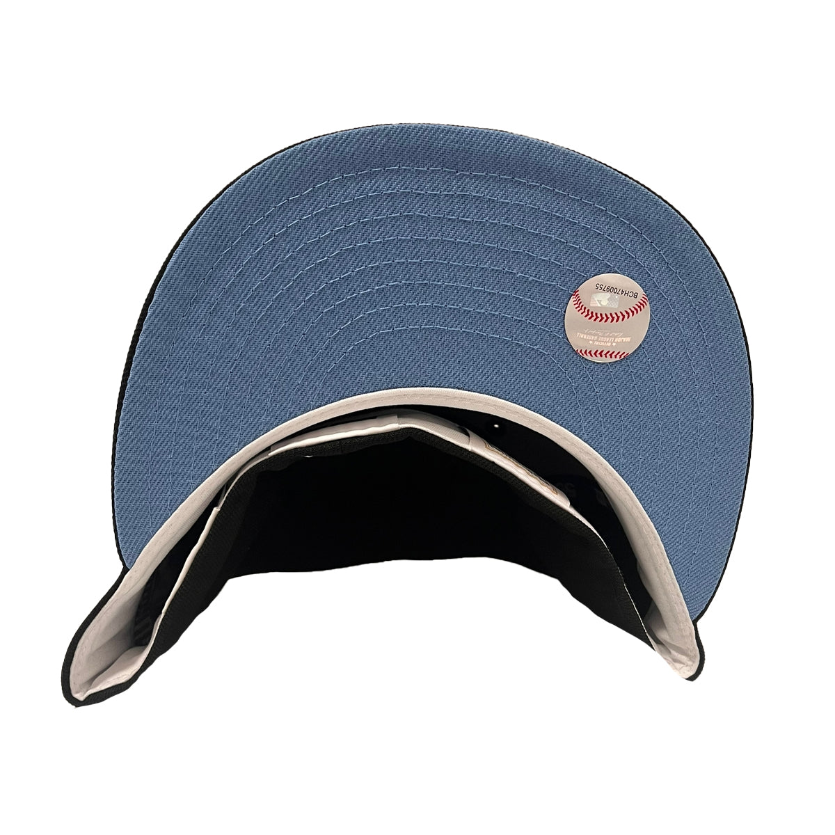 Philadelphia Phillies New Era 1996 MLB All-Star Game Sky Blue Undervisor  59FIFTY Fitted Hat - Tan