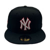 New Era Mens MLB New York Yankees 1996 World Series 59Fifty Fitted Hat 70761478 Black/Lava, Lava Undervisor