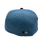 New Era Mens MLB New York Mets 50th Anniversary 59Fifty Fitted Hat 70761487 Sky Blue/Black, Grey Undervisor