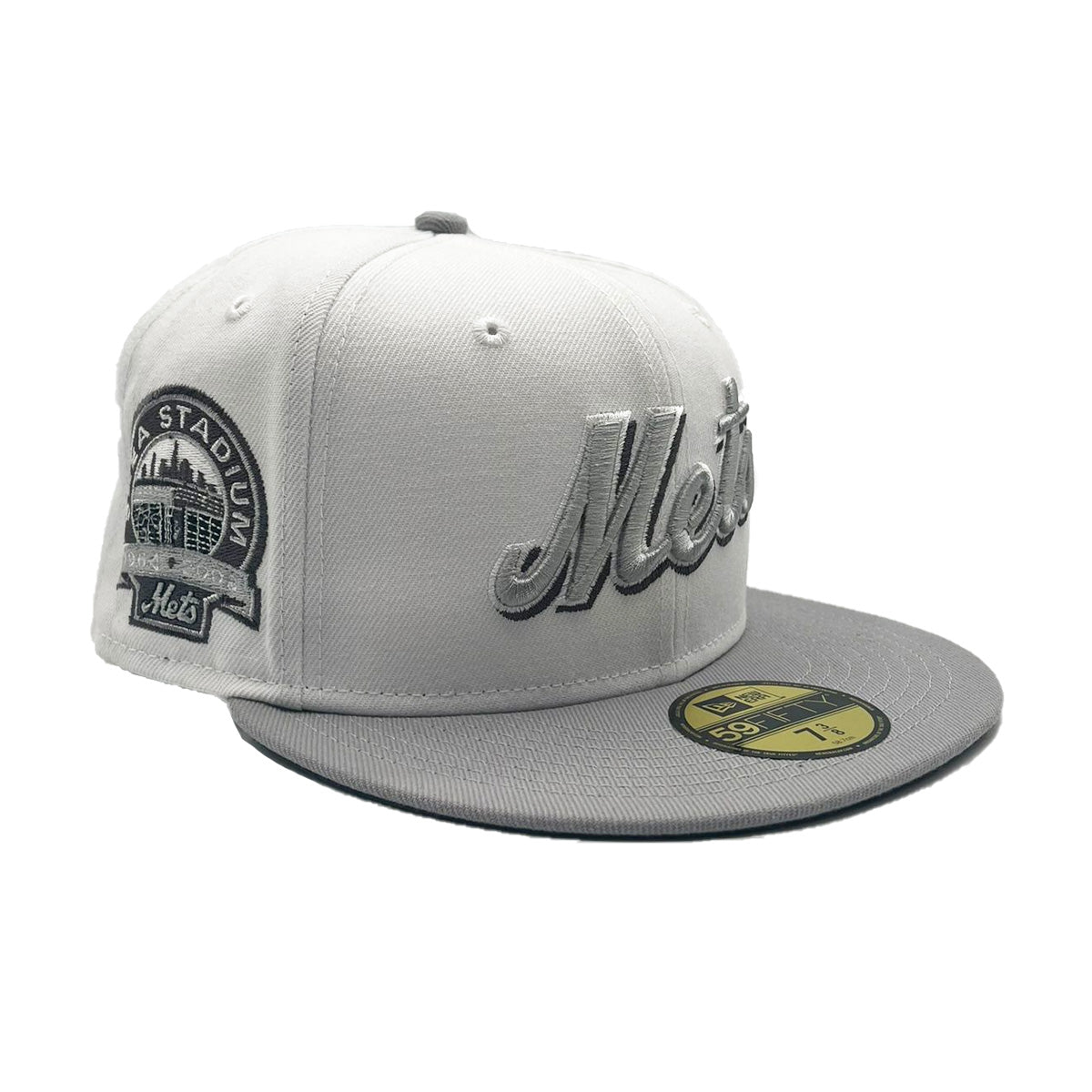 New Era Flat Brim 59FIFTY Farm Team New York Yankees MLB Grey and Navy Blue  Fitted Cap