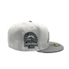 New Era Mens MLB New York Mets Shea Stadium 59Fifty Fitted Hat 70761489 White/Gray, Dark Grey Undervisor