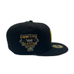 New Era Mens MLB Pittsburgh Pirates 2006 All Star Game 59Fifty Fitted Hat 70761555 Black, Yellow Undervisor