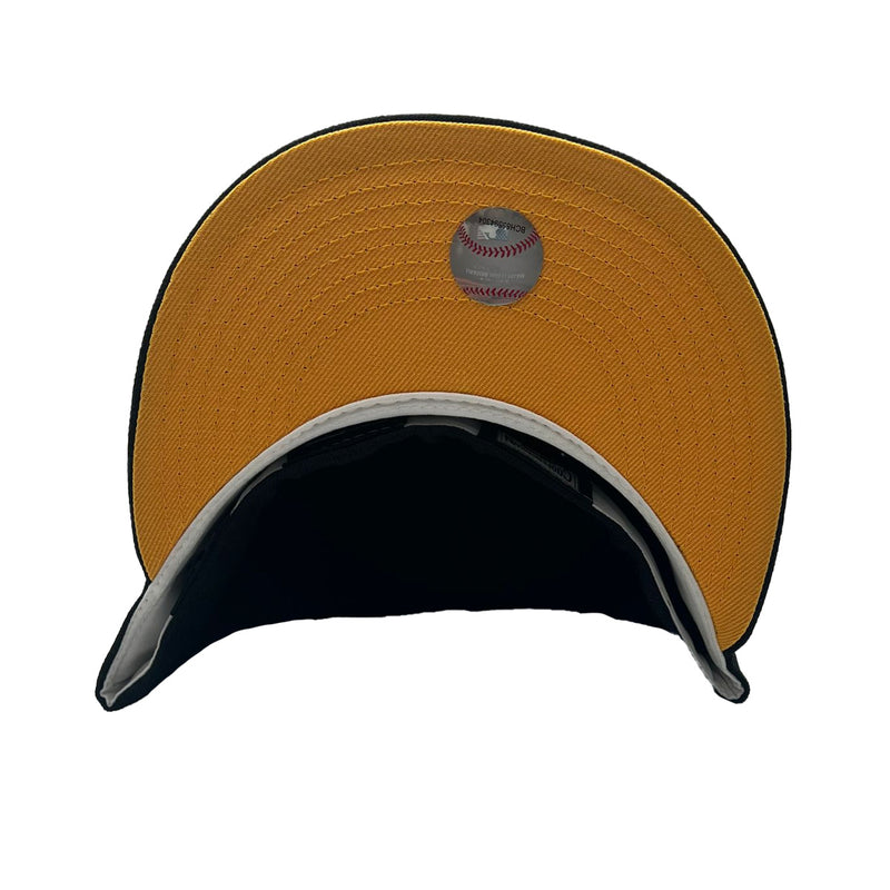 New Era Mens MLB Pittsburgh Pirates 2006 All Star Game 59Fifty Fitted Hat 70761555 Black, Yellow Undervisor