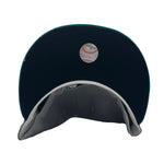 New Era Mens MLB Seattle Mariners 25th Anniversary 59Fifty Fitted Hat 70761621 Gray North/Teal, Navy Undervisor