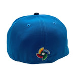 New Era Mens Mexico WBC World Baseball Classic 59Fifty Fitted Hat 70774841 Cardinal Blue/Navy, Grey Undervisor