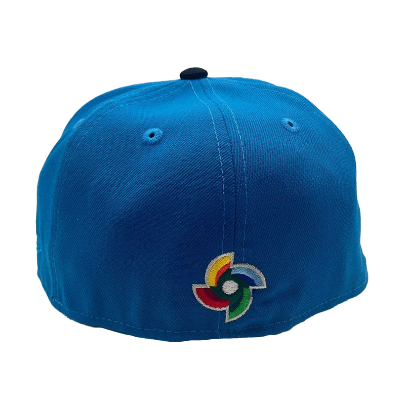 New Era Mens Mexico WBC World Baseball Classic 59Fifty Fitted Hat 70774841 Cardinal Blue/Navy, Grey Undervisor