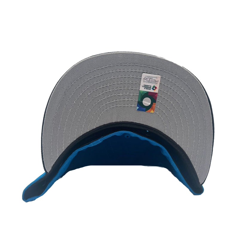 New Era Mens Mexico WBC World Baseball Classic 59Fifty Fitted Hat 70774841 Cardinal Blue/Navy, Grey Undervisor