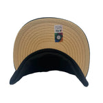 New Era Mens Mexico WBC World Baseball Classic 59Fifty Fitted Hat 70774842 Black, Metallic Gold Undervisor