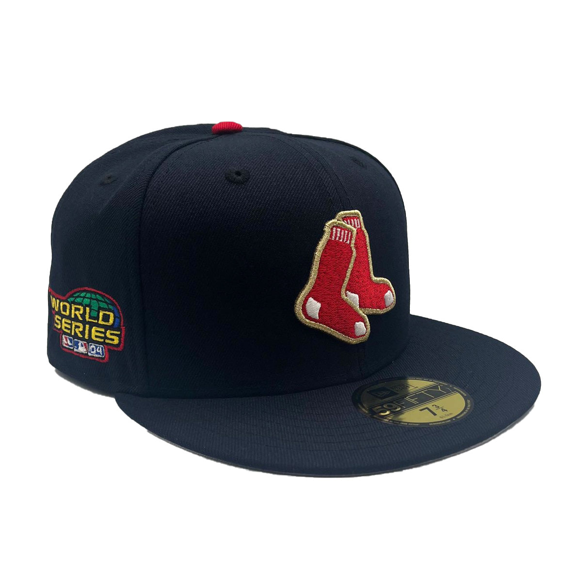 New Era Mens MLB Boston Red Sox World Series 2004 59Fifty Fitted
