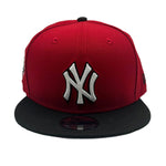 New Era Mens MLB New York Yankees 1996 World Series 9Fifty Snapback Hat 70778223 Scarlet/Black, Grey Undervisor