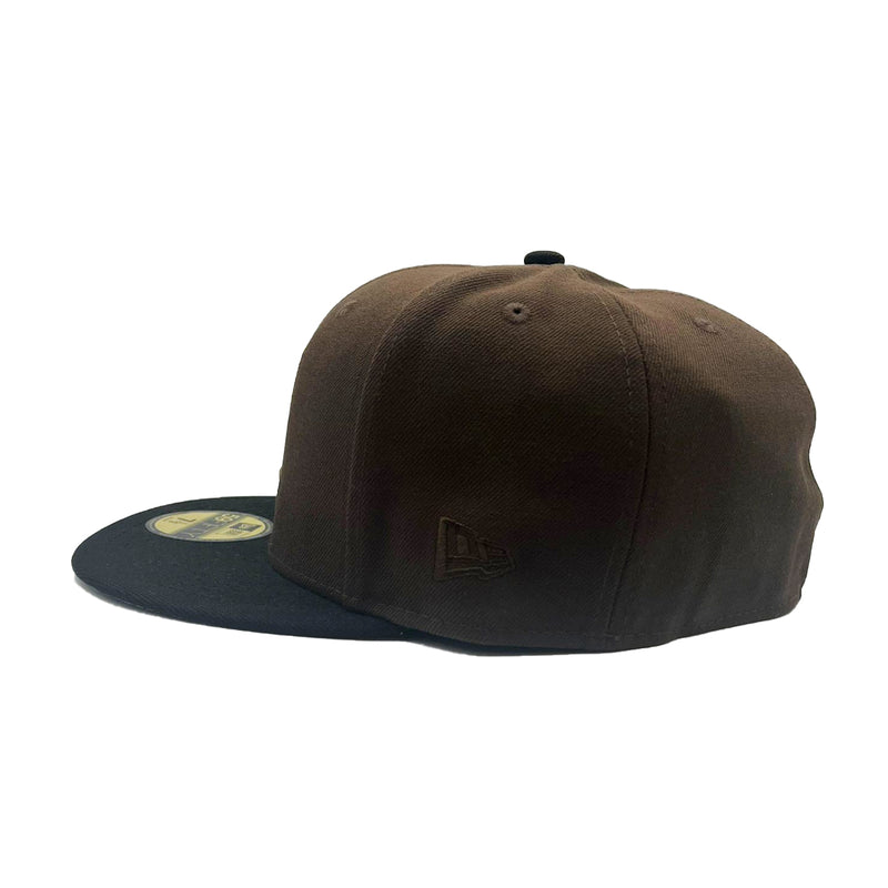 New Era Mens MLB Texas Rangers 40th Anniversary 1972-2012 59Fifty Fitted Hat 70794065 Walnut/Black, Grey Undervisor