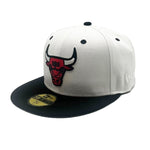 New Era Unisex NBA Chicago Bulls 6x Champs 59Fifty Fitted Hat 70794069, Grey Undervisor