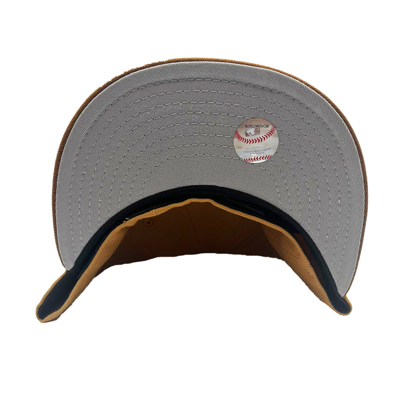 New Era Mens MLB Chicago White Sox 95 Years 1901-1995 59Fifty Fitted Hat 70794075 Panama Toast, Grey Undervisor