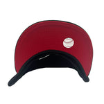 New Era Mens MLB Houston Astros Apollo 11 59Fifty Fitted Hat 70794078 Black, Red Undervisor