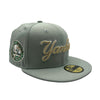 New Era Unisex MLB New York Yankees 49 World Series 59Fifty Fitted Hat 70799402 Everest, Grey Undervisor