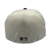 New Era Mens MLB Arizona Diamondbacks World Champions 20th Anniversary 59Fifty Fitted Hat 70802235 Chrome Deep, Lavender Undervisor